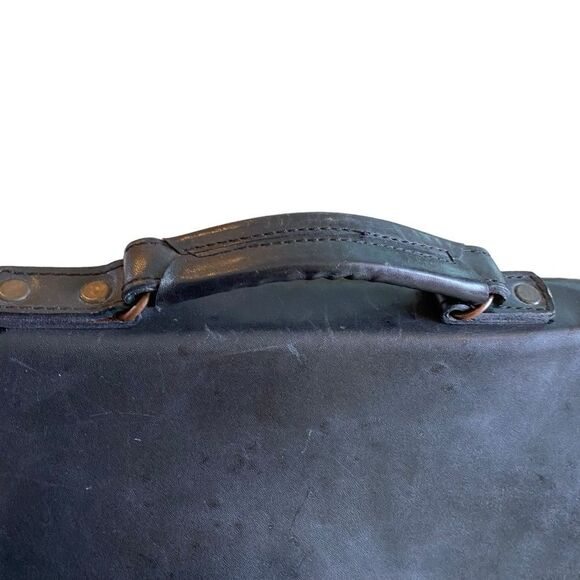 Handmade Mexican Leather Briefcase - Picture 4 of 15